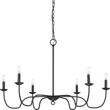 Canebrake 6 Light Oversized Chandelier by Progress - P400292-31M