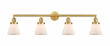 Cone 4 Light Vanity Light 42.25 Inch Wide by Innovations - 215-SG-G61