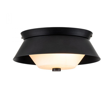 Bowtie 2 Light 10 Inch Wide Flush Mount by Lucas and McKearn - FM1004MB-10