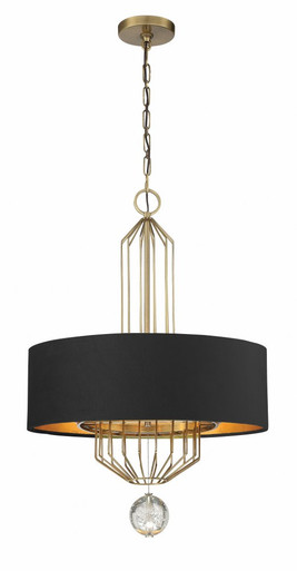 Grandeur 6 Light Large Pendant 34.75 Inch Tall by Minka Metropolitan - N7336