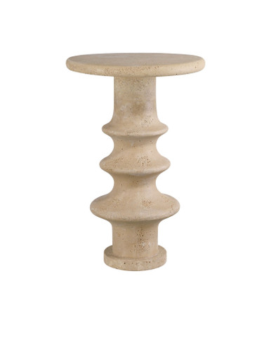 Rollins Accent Table 23 Inch Tall and 15.5 Inch Wide by Currey Company - 3000-0321
