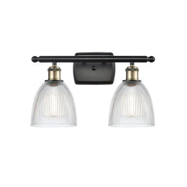 Castile 2 Light Bath Vanity 10 Inch Tall and 16 Inch Wide by Innovations - 516-2W-G38