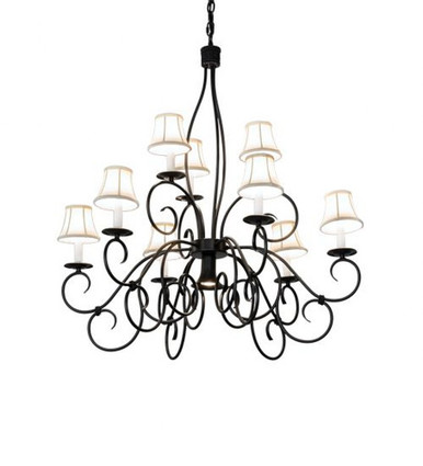 Grace 9 Light 2 Tier Chandelier 40 x 36 Inch by Meyda Tiffany - 221766