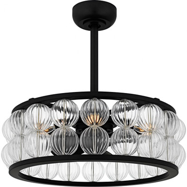 Terrarock 4 Light Fandelier 9.75 Inch Tall and 23 Inch Wide by Quoizel - TRK3123