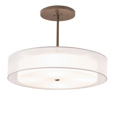 Cilindro 4 Light Pendant 24 Inches Tall and 30 Inches Wide by Meyda Tiffany - 216022