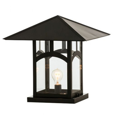 Seneca Hill Top One Light Square Pier Mount by Meyda Tiffany - 173701