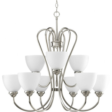 Heart 9 Light Large Chandelier by Progress - P4668