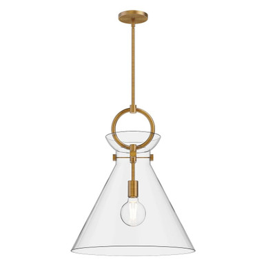 Emerson 1 Light Large Pendant 21.75 Inch Tall by Alora - PD412518