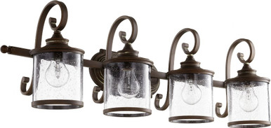 San Miguel 4 Light Vanity Light by Quorum - 5073-4