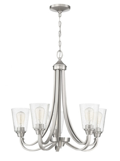 Grace Five Light Chandelier 26 x 27 inches by Craftmade - 41925-BNK-CS