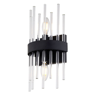 Delevan 2 Light Wall Sconce 14 Inch Tall and 7.25 Inch Wide by Vaxcel - W0537