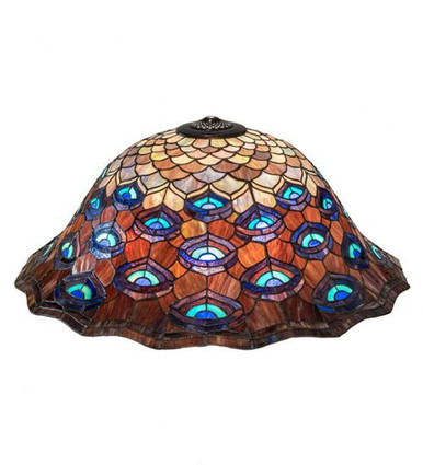 Tiffany Peacock Feather Shade by Meyda Tiffany - 12053