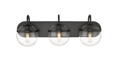 Sands 12W 3 LED Light Vanity Light by Innovations - 350-3W-BK-CL