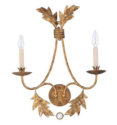 Sweet Olive 2 Light Wall Sconce by Lucas and McKearn - SC1159-2