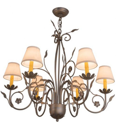 Bordeaux 6 Light Chandelier 31.5 x 31 Inches Wide by Meyda Tiffany - 165072