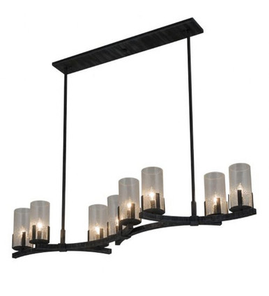 Cero 8 Light Oblong Chandelier 42 x 16 Inches Wide by Meyda Tiffany - 181456