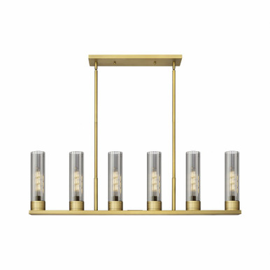 Empire 6 Light Oversized Linear Pendant 44.25 Inch Wide by Innovations - 429-6I-G429-8