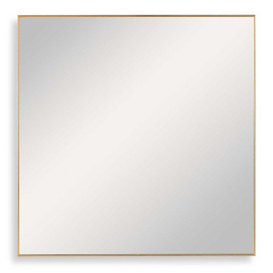Alexo 28 Inch Modern Square Mirror Gold by Uttermost - 09715
