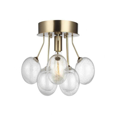 Bronzeville 1 Light 15 Inch Wide Flush Mount by Visual Comfort Studio - 7714301
