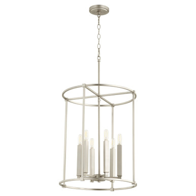 Olympus 6 Light Small Foyer Chandelier by Quorum - 686-6