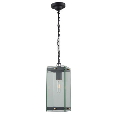 Bradgate 1 Light Small Small Outdoor Pendant by Artcraft - AC8145BK