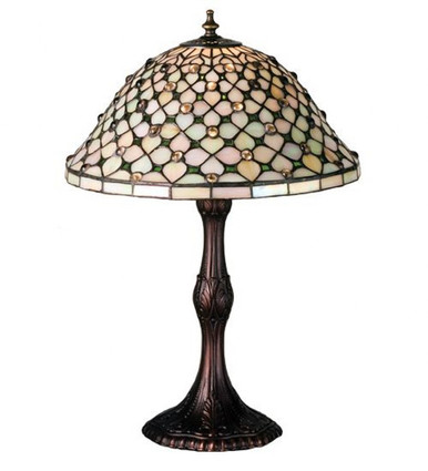 Diamond & Jewel 20 Inch 1 Light Table Lamp by Meyda Tiffany - 52010