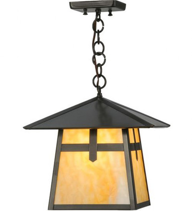 Stillwater Cross Mission 1 Light Pendant 14 x 17 In by Meyda Tiffany - 45446