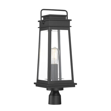 Boone 1 Light Outdoor Post Lantern by Savoy House - 5-817-BK