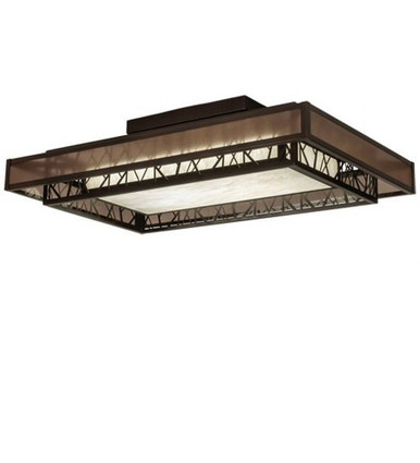 Quadrato Rich Umador 40W LED Semi Flush Mount 12 x 30 Inch by Meyda Tiffany - 217644