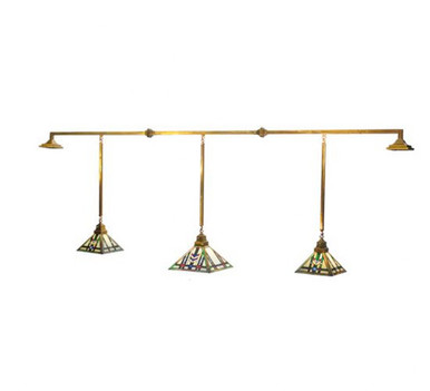 Prairie Wheat 3 Light Island Pendant 37 x 13 Inches by Meyda Tiffany - 108620
