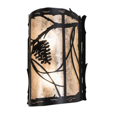 Whispering Pines 2 Light Wall Sconce 14.5 x 10 In by Meyda Tiffany 241457 - 241457