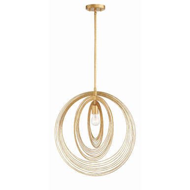 Doral 1 Light Large Pendant by Crystorama - DOR-B7711