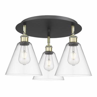 Berkshire 3 Light 19.75 Inch Wide Flush Mount by Innovations - 516-3C-GBC-8