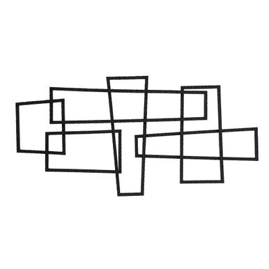 Bodkin Wall Decor 30 Inch Tall and 60 Inch Wide by Renwil Inc - W6765