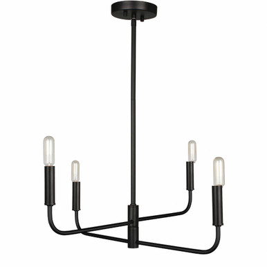 Catalina 4 Light Medium Chandelier by Dainolite - CNA-244C-MB