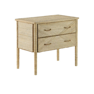 Kaipo 36 Inch 2 DrawerChest by Currey Company - 3000-0011