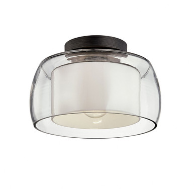 Candace 1 Light 12.5 Inch Wide Flush Mount by Troy - C7560-GRA