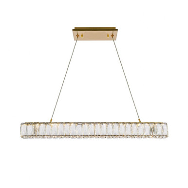 Monroe 17W 1 LED Light Mini Pendant by Elegant - 3502D31G