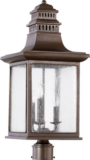 Magnolia 3 Light Outdoor Post Lantern 11 x 25 inches by Quorum  - 7046-3-86