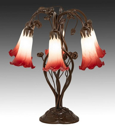 Pond Lily 6 Light Table Lamp 19 In H and 18 In W by Meyda Tiffany 255809 - 255809