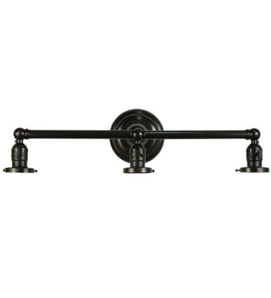 Revival Paddle Socket 22 Inch W 3 LT Vanity Hardware by Meyda Tiffany - 139922
