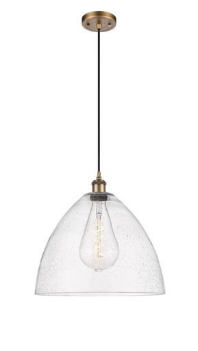 Bristol 1 Light Cord hung Pendant 17 Inch and 16 Inch Wide by Innovations - 516-1P-BB-GBD-164