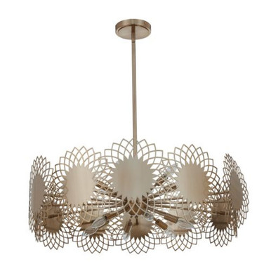 Helia 12 Light Oversized Pendant by Kalco - 516955BCG