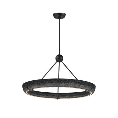Geist 54W LED Ring Pendant 19.5 Inch Tall and 35.5 Inch Wide by ET2 - E25193-BK