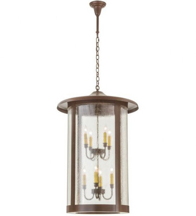 Fulton Prime 8 Light Hanging Lantern Pendant 49 x 24 Inch by Meyda Tiffany - 157230