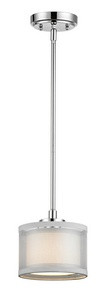 1 Light Small Pendant 16 Inch Tall by Dolan - 1271
