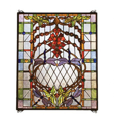 Dragonfly Allure 20.5 Inch Window by Meyda Tiffany - 19071