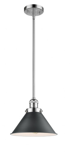 Briarcliff 1 Light Stem Hung Mini Pendant 10X10 Inch Wide by Innovations - 201S-PC-M10-BK