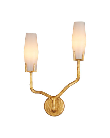 Mathilda 2 Light Right Wall Sconce 22.5 Inch Tall by Currey Company - 5000-0284