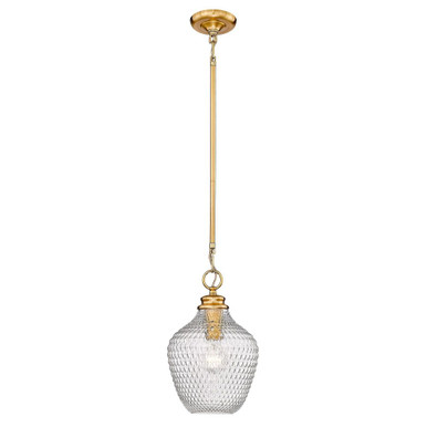 Adeline 1 Light Small Pendant by Golden - 1088-M
